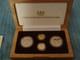 1988-s+w Us Mint Olympic Torch Silver Proof + Liberty Gold Five Dollar Coin Set