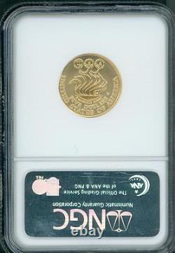 1988-w $5 Gold Commemorative Olympics Liberty Ngc Ms-70 Ms70 Perfect Us Vault