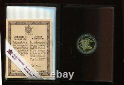 1989 Canada $100 Gold Coin Proof Mib (a389) Sainte Marie 1/4 Oz. 999 Gold