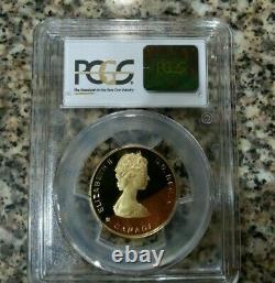 1989 Canada $100 Sainte-marie Pcgs Pr69dcam 14k 1/4 Ounce Proof Gold Coin
