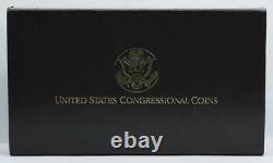 1989 U. S. Congressional Three Coins Proof Set Original Mint Packaging & COA
