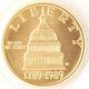 1989 W Congress Commemorative $5 Gold Coin Us West Point United States