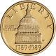 1989-w Us Gold $5 Congressional Commemorative Bu Coin In Capsule