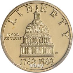 1989-W US Gold $5 Congressional Commemorative BU PCGS MS69