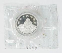 1990 2 Pc China Dragon & Phoenix Commemorative Coins 1G Gold 2G Silver