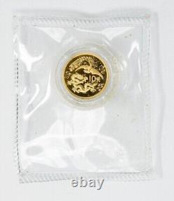 1990 2 Pc China Dragon & Phoenix Commemorative Coins 1G Gold 2G Silver