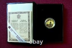 1990 Canada $100 Dollars Gold Coin Literacy Proof