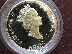 1990 Canadian One Hundred ($100.00) Dollar Gold Coin in Case With COA