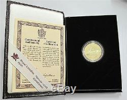 1991 Canada $100 Dollars Gold Coin Empress Of India Proof