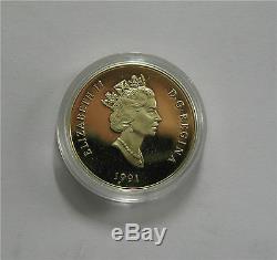 1991 Canada $100 Dollars Gold Coin Empress Of India Proof