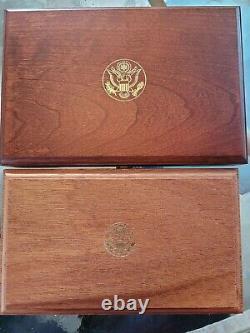 1991 Mount Rushmore Anniversary & 1987 Constitution Gold & Silver Sets 10 COINS