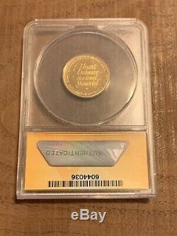 1991 Rushmore Commemorative Proof US Gold $5 Coin ANACS PF69 Deep Cameo-1/4 Oz
