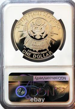 1991-S $1 MOUNT RUSHMORE GOLDEN (50th) ANNIVERSARY PROOF NGC PF70 ULTRA CAMEO