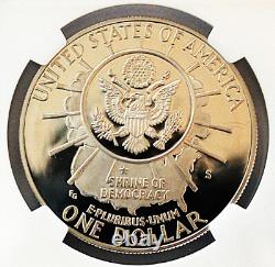 1991-S $1 MOUNT RUSHMORE GOLDEN (50th) ANNIVERSARY PROOF NGC PF70 ULTRA CAMEO