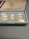 1991 Us Mint Mount Rushmore Commemorative 3 Coin Silver & Gold Proof Set