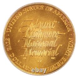 1991-W $5 Mount Rushmore PCGS MS69 (OGH) $5 Modern Gold Commemoratives