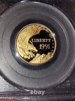 1991-W PR69 DCAM Mount Rushmore $5 Gold Commemorative PCGS Certified
