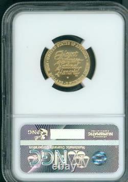1991-w $5 Gold Commemorative Mt. Mount Rushmore Ngc Ms70 Ms-70