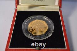 1992-1993 Commemorative Gold Proof Fifty Pence Coin Presidency Of The Eu