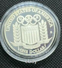 1992 Olympic 6 coin set - INCLUDING 2 $5 GOLD - WOW 99 CENT start NO RESERVE