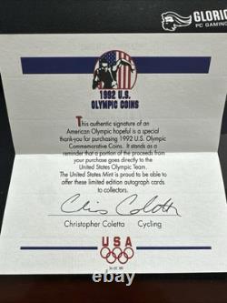 1992 U. S Mint Olympic Gold & Silver 3 Coin Proof Set OGP & COA