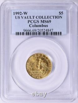 1992-W Christopher Columbus Quincentenary Gold $5 PCGS MS69