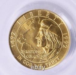 1992-W Christopher Columbus Quincentenary Gold $5 PCGS MS69
