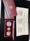 1992 Xxv Olympiad 3-coin Proof Commemorative Set Silver-gold