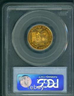 1992-w Columbus $5 Pcgs Ms70 Ms-70 Gold Coin Perfect Grade & Beautifully Toned