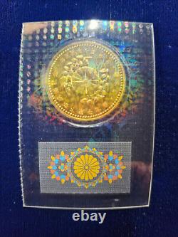 1993 SEALED BU Japan 50,000 Yen Commemorative 1000 Fine Gold Coin