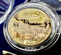 1993 United States Mint Bill of Rights 3 Piece Commemorative Coin Set