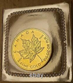 1994 CANADA $2 1/15oz 24k Pure GOLD Maple Leaf Coin RARE Only 3450 Minted SEALED