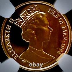 1994 IS OF MAN G1/10N NGC PF70 ULTRA CAMEO First Year of Issue 1/10 Ounce Gold