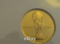 1994 W Gold $5 World Cup Commemorative NGC MS 70, Perfect Coin! About quarter oz