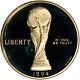 1994-w Us Gold $5 World Cup Commemorative Proof Coin In Capsule