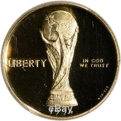 1994-W US Gold $5 World Cup Commemorative Proof PCGS PR69 DCAM