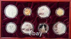 1995/1996 ATLANTA OYLMPIC, 16-coin Proof Commemorative Coins GOLD & SILVER