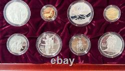 1995/1996 ATLANTA OYLMPIC, 16-coin Proof Commemorative Coins GOLD & SILVER