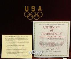 1995-1996 OLYMPIC Games Atlanta Commemorative Coins GOLD SILVER CLAD Complete