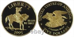 1995 $5 Commemorative Gold Proof (Civil War). 2418 oz. AGW