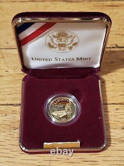 1995 $5 Dollar Gold Proof Olympic Coin Olympic Stadium With COA & Packaging