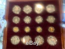 1995-96 Atlanta Olympic Games 32 Coin Gold & Silver Proof & Uncirc. US Mint Set