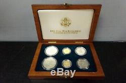 1995 CIVIL War Battlefield Commemorative Coins Gold & Silver Set