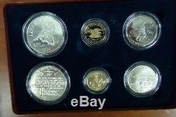 1995 CIVIL War Battlefield Commemorative Coins Gold & Silver Set