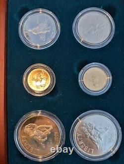 1995 Civil War Battlefield Commemorative 6-Coin Set Gold & Silver, Unc & Proof