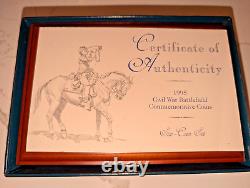 1995 Civil War Battlefield Commemorative 6-Coin Set Gold & Silver, Unc & Proof
