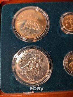 1995 Civil War Battlefield Commemorative 6-Coin Set Gold & Silver, Unc & Proof