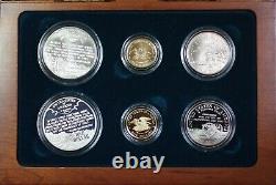 1995 Civil War Battlefield Commemorative 6-Coin Set Gold & Silver, Unc & Proof