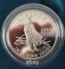 1995 Gold & Silver & Clad Civil War Battlefield 3 Coin Proof Set GOLD