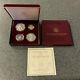 1995 Olympic 4 Four Coin Proof Set Atlanta Centennial Olympic Games Gold Coin